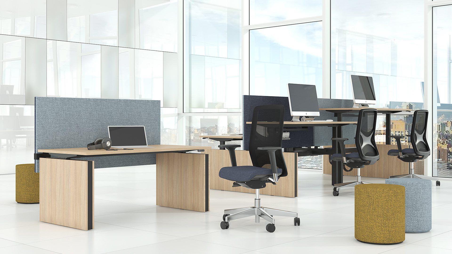 Elektriski regulējams galds MOTION, D4 - tumšs melamīna valrieksts, A - Melns, 1800x800